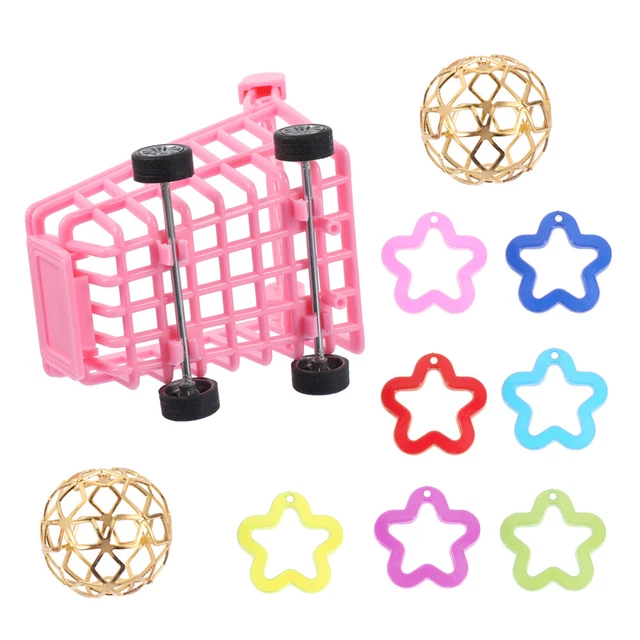 10 pz giocattolo da tavolo uccellino pappagallo set giocattoli puzzle giocattolo masticare