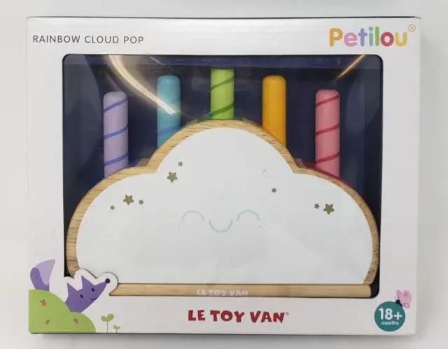 Le Toy Van Rainbow Cloud Pop Game - Ships Today!