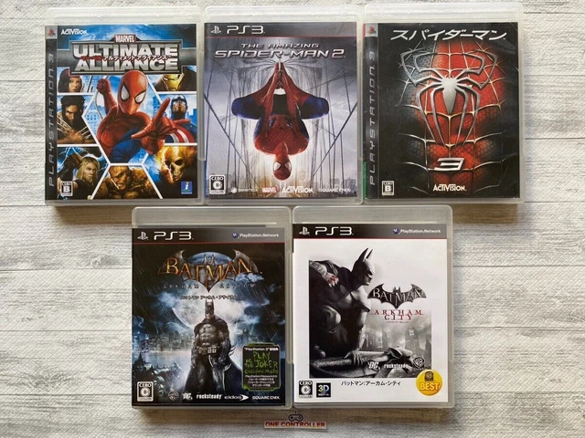 SONY PS3 Ultimate Marvel Ultimate Alliance Spider-Man 2  3 & Batman from Japan