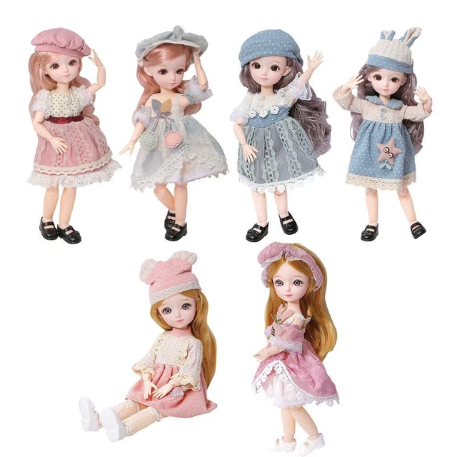 31 Cm 23 Bambola per Ragazza BJD Snodata Flessibile Occhi 3D Bel Regalo Carino 7