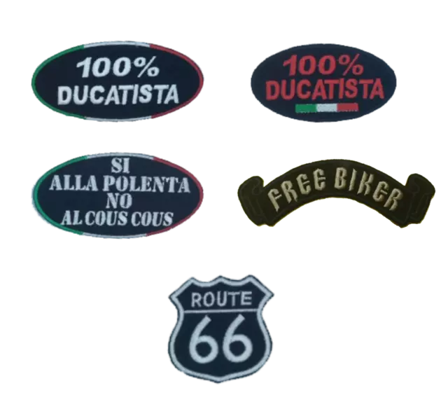 Patch toppe scritte ricamate termoadesive made in Italy