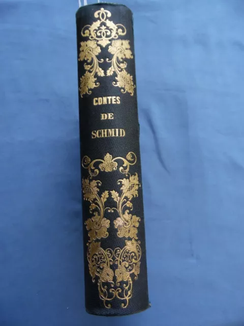 Contes Du Chanoine Schmid-Illustrations Par Gavarni-Paris 1843-Due Tomi-Legatura