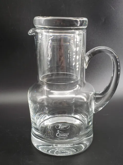 Tiffany & Co. Bedside Water Carafe Tumble up Pitcher 18oz