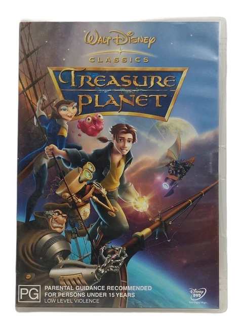 Treasure Planet Walt Disney Animation Joseph Gordon DVD Free Tracked Post