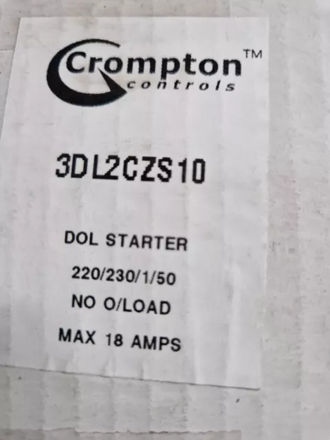 Crompton Direct On Line Starter