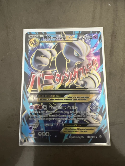 M Mewtwo EX 159/162- FA Ultra Rare- BREAKthrough- XY- Pokmon TCG
