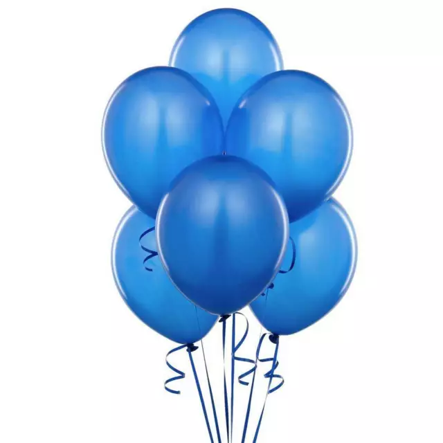 Latex Plain Dark Blue 12" Balloons Birthday Party Wedding Christmas Home Decor