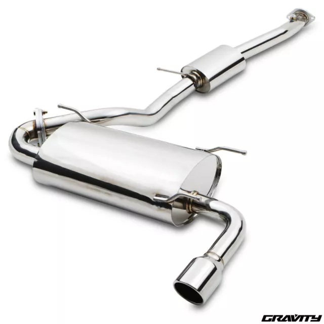 2.5" Cat Back Exhaust System - 3 Piece - Mazda Mx5 Mk2.5 Nb 1.8 01-05