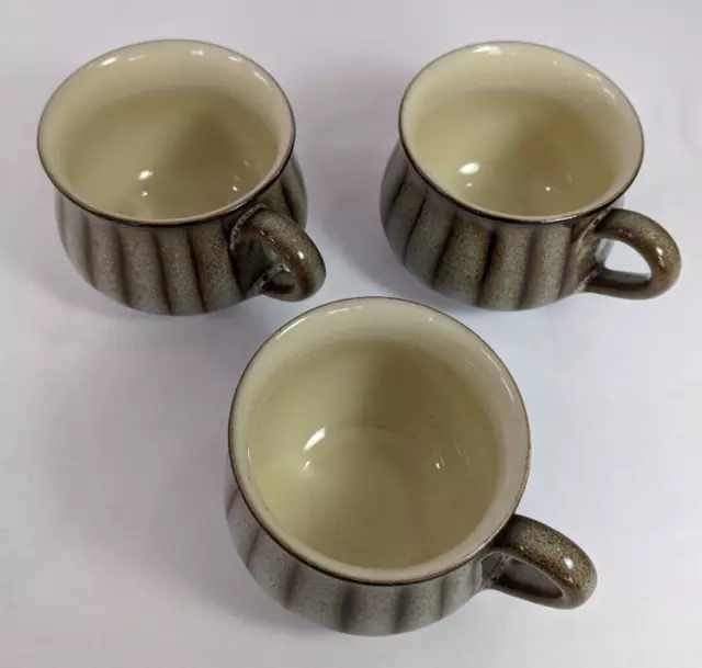 Vintage, Studio design by Denby, 3 tea or coffee cups