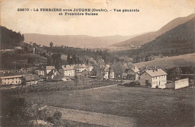 La FERRIERE-sous-JOUGNE - vue générale