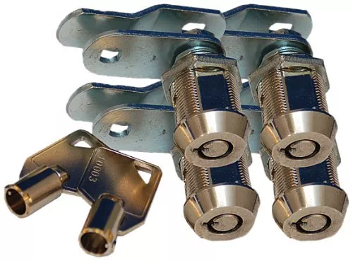 Prime Lock Cylinder for Baggage Doors Ace Key Cam Lock 7/8" Length Pack of 4