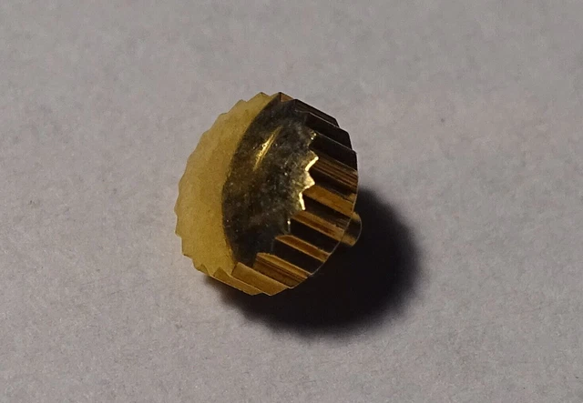 Couronne De Remontoir Pour Montre - Plaquée Or, Pièce D'horlogerie Neuve Sans étiquette