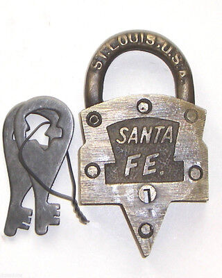 Keen Kutter Santa Fe Brass Lock And Keys