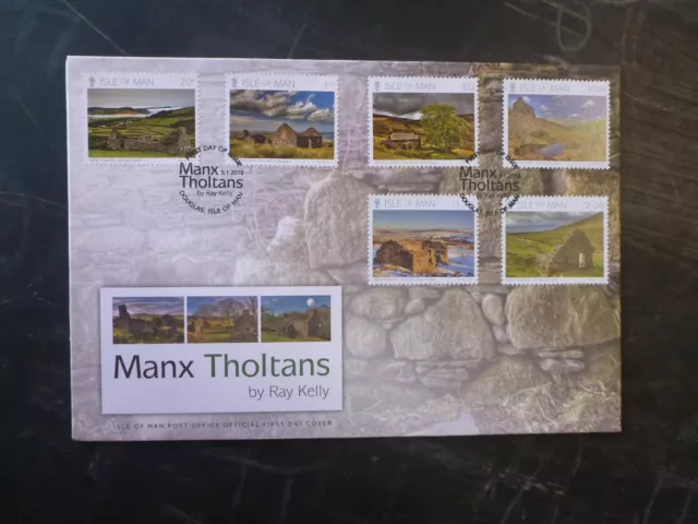 2017 Isle Of Man Manx Tholtans Set Of 6 Stamps Fdc First Day Cover