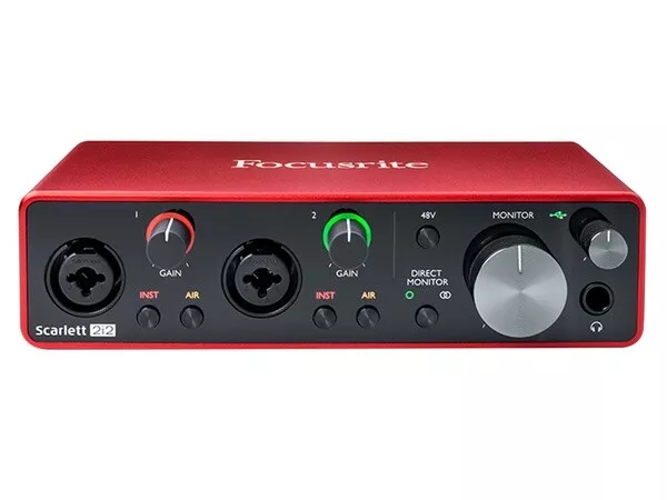 Focusrite Scarlett 2i2 (3rd Gen) Scheda audio USB professionale 2 canali