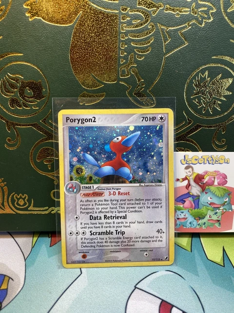 Porygon2 12/115 EX Unseen Forces Holo Rare Pokemon - Near Mint!