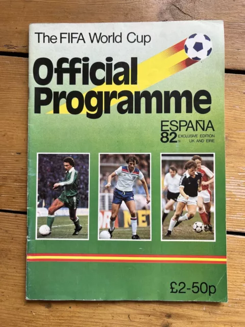 Spain España 82 1982 FIFA Football World Cup Programme