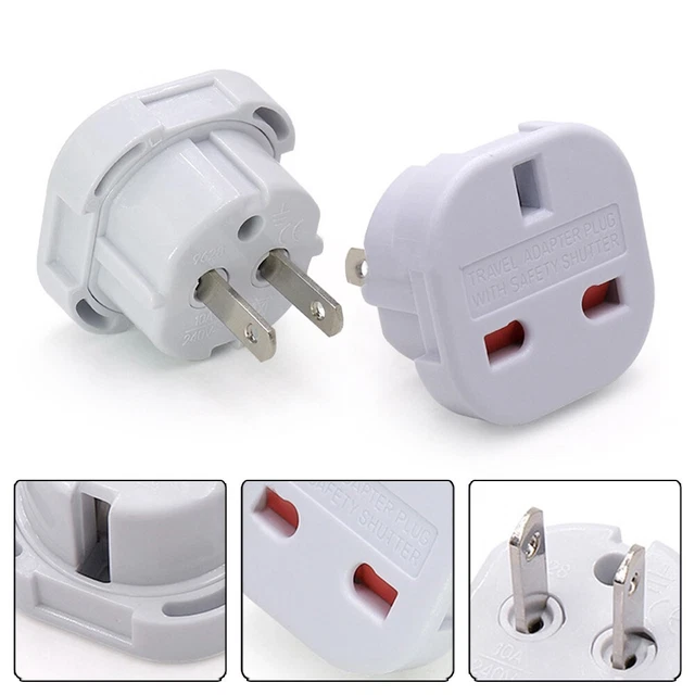 2 Pièces Royaume-Uni au Choix Us-Amerika Canada Tourist-Travel Fiche Power Mains
