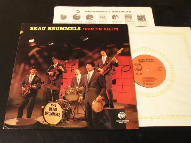 Beau Brummels - From The Vaults - 1982 Rhino 14 Unreleased Tracks LP - CLEAN!