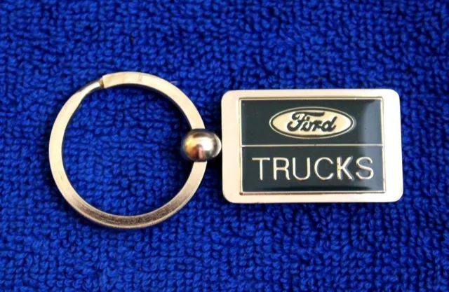 Chrome Ford Trucks Key Chain Key Ring Key Fob Accessory F100 F250 Ranger FoMoCo