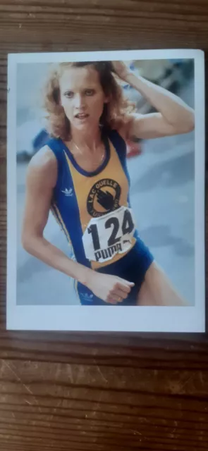 Ulrike Sommer unsignierte Autogrammkarte Leichtathletik LAC Quelle Fürth Sprint
