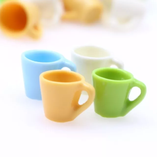 5pcs Miniature Dollhouse Miniature Cup Mug Model Mini Coffee Mug