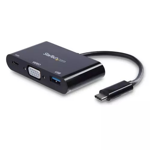 StarTech.com Adattatore Multifunzione USB-C a VGA con porta USB-A e Power Delive