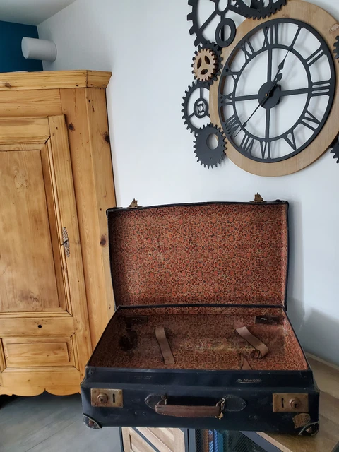AUTHENTIQUE VALISE ANCIENNE années 40 totalement vintage EUR 35,90