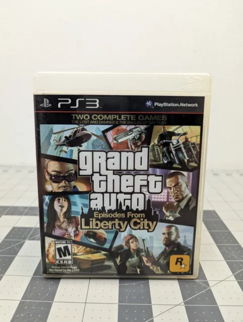 Grand Theft Auto Episodes from Liberty City PS3 PlayStation Complete Map Manual