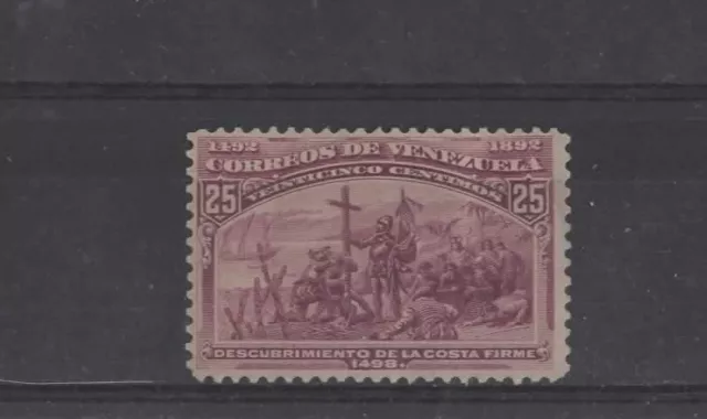 VENEZUELA, 1893, SG168 TIPO 15 25c VIOLA, MH CV £15+