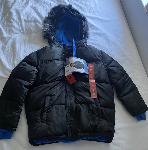 BOYS ANDY Evan Water Resistant Hooded Parker Age 7 8 BNWT 9.99