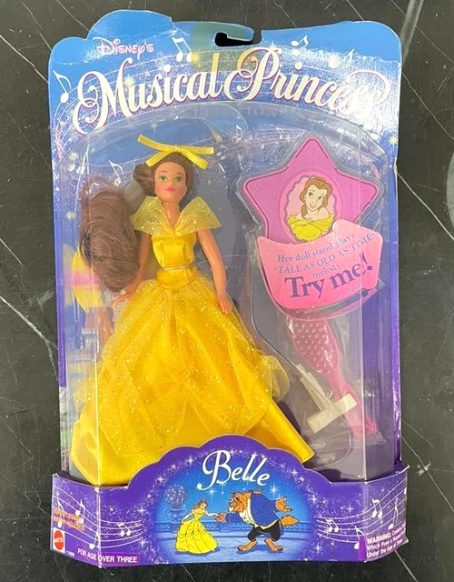VINTAGE DISNEY’S MUSICAL Princess Collection Belle Doll 1994 Mattel 19