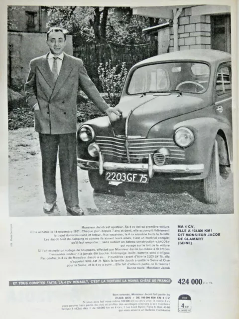 1959 La Renault 4 Hp The Cheapest Car In France