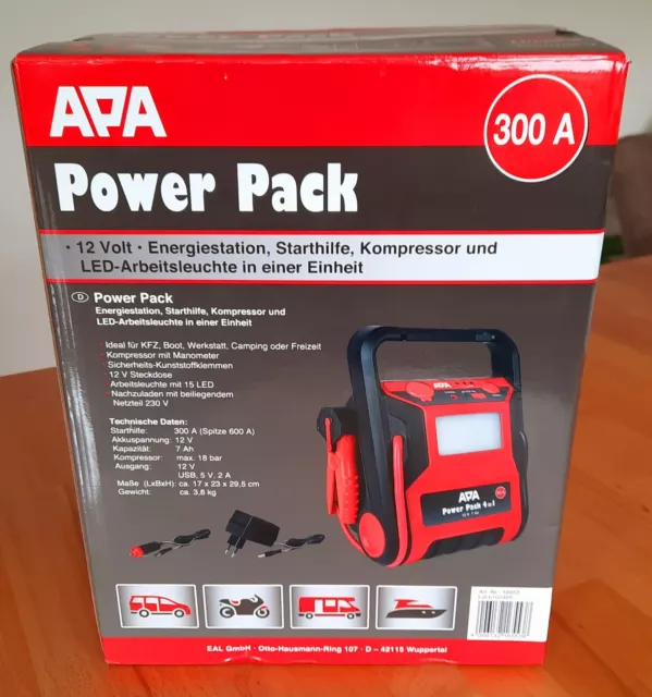 APA Power Pack 4 in 1  Schnellstartsystem 300 A