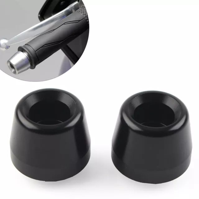 2 Pcs CNC Handlebar Grips Bar End Slider Cap for YAMAHA YZFR1 YZF-R1 2015-2017