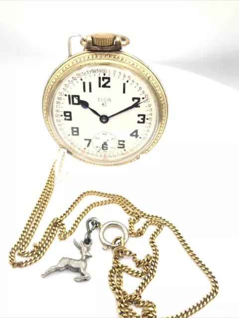 VINTAGE 1900’S ELGIN Montgomery Pocket Watch 17 Jewel #324 Movement ...