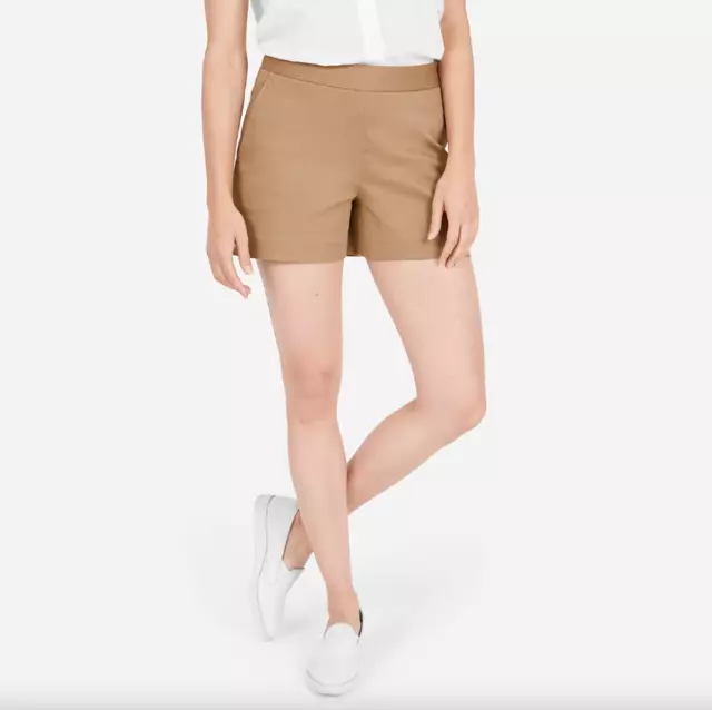 Everlane Women's Brown The High Waisted Pocket Short  Size 8