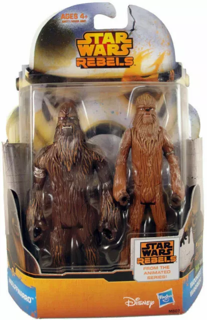 Star Wars Rebel - 2pack Figure Wullffwarro + Wookie warrior Hasbro - Disney 10cm