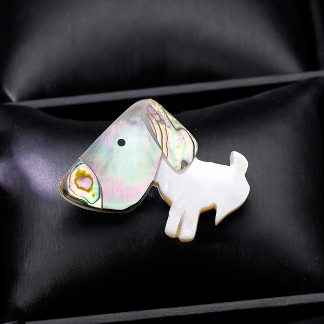 Broche Ruban Créative Chien Chat - Badge Campagne Caritative Violet - Accessoire Tendance Manteau Écharpe