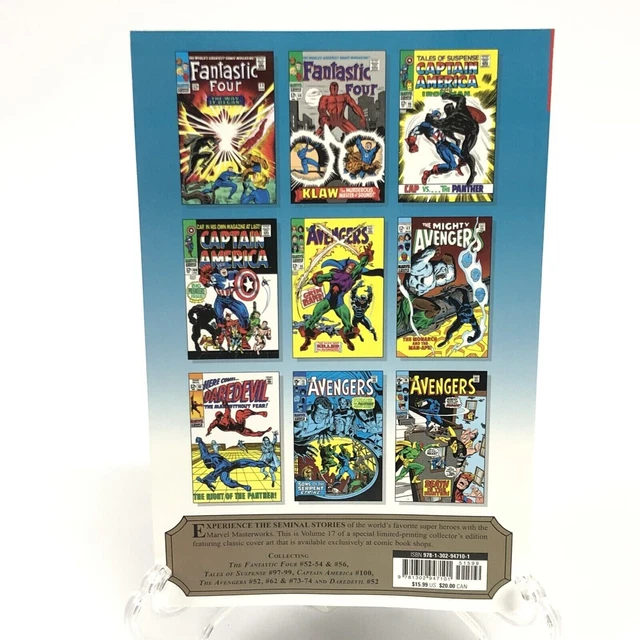 Black Panther Mighty Marvel Masterworks 1 Claws of Panther DM Cover New GN-TPB 3