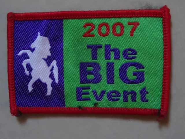 2007 The Big Event {Kent} Scout Badge