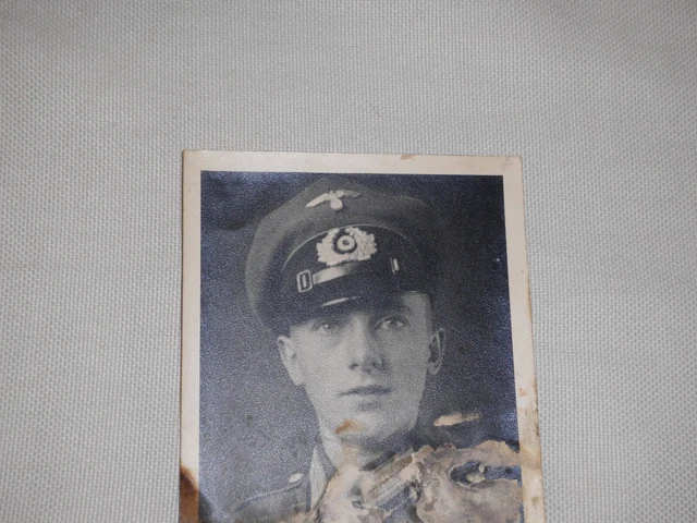 Portrait Foto Soldat 1 WK 2 WK Orden Abzeichen Militaria Auszeichnung Uniform 