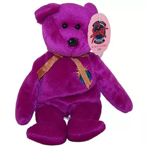 TY Beanie Baby - MILLENNIUM the Bear ( Special Olympics Version ) - MWMTs