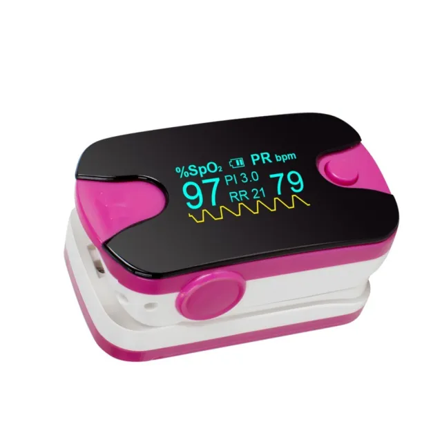 OLED Finger Pulse Oximeter SPO2 PR Respiratory Rate Monitor Blood Oxygen USA