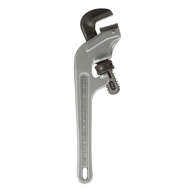 RIDGID E-910 Pipe Wrench,I-Beam,Serrated,10"