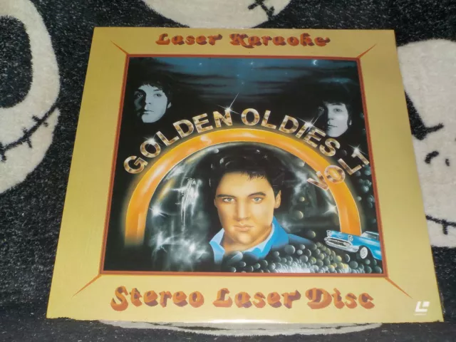 Laser Karaoke Golden Oldies Vol 1 NEW SEALED Laserdisc LD Elvis Free Ship $30