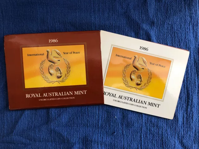 1986 Royal Australian Mint Uncirculated Coin Collection Set