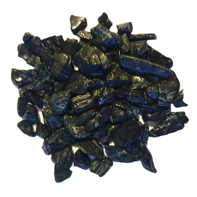 Black Tourmaline Crystal Chips  5g-100g Bag Natural Gemstone Wicca Magick Chakra