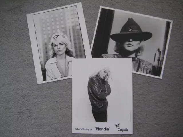 DEBBIE HARRY - PROMOTIONAL PRESS PHOTOGRAPHS 1970's/80's / BLONDIE