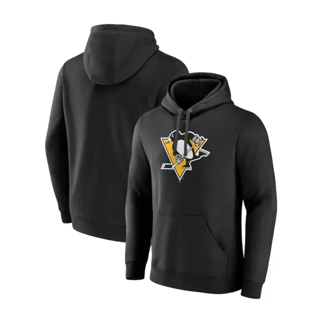 Pittsburgh Penguins NHL Hoodie Men's Primary Logo Print Hood - New